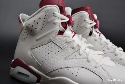 650 Comfortable 6 Jordan 384664-116 Maroon Retro 0822
